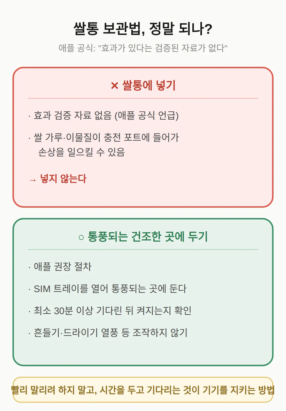 쌀통 보관법, 정말 되나